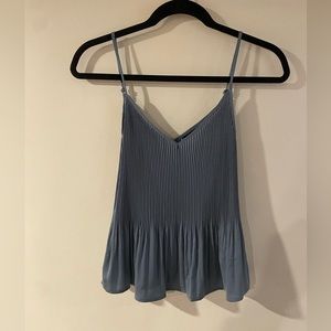 XS blue Express tank top